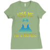 kiss a nurse Ladies Fitted T-Shirt