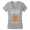 i can't feel my face Women's V-Neck T-Shirt