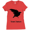 team damon salvatore (4) Ladies Fitted T-Shirt