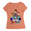 paw patrol birthday boy dad Women's Triblend Scoop T-shirt