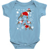 boxer christmas Baby Bodysuit