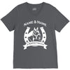 personalised pony horse and rider V-Neck Tee