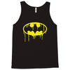 batman dying bleeding logo Tank Top