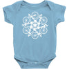 rltw bicycle circle kaleidospoke Baby Onesie