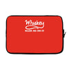 whiskey made me do it funny Laptop sleeve