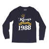 kings are born in 1988 Long Sleeve Shirts