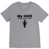my god is bigger than your god V-Neck Tee