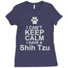 pets shih tzu Ladies Fitted T-Shirt