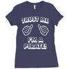 trust me pirate Ladies Fitted T-Shirt
