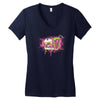 zombie burger Women's V-Neck T-Shirt
