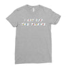i got off the plane Ladies Fitted T-Shirt