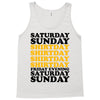 saturday sunday shitday Tank Top
