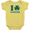 I Love Conor Baby Onesie