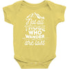 those who wander Baby Bodysuit