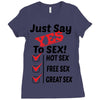 Yes To Sex! Ladies Fitted T-Shirt