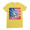 liberty statue Ladies Fitted T-Shirt