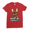 where's my coffee Ladies Fitted T-Shirt