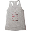 To Be Alive (a233) Racerback Tank