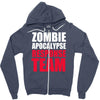 zombie apocalypse response Zipper Hoodie