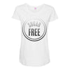 sugar free Maternity Scoop Neck T-shirt