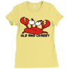 old and crabby Ladies Fitted T-Shirt