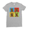 pop art Ladies Fitted T-Shirt