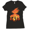 beautiful sunset Ladies Fitted T-Shirt
