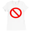 i ain't afraind of no gooats Ladies Fitted T-Shirt
