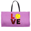 love softball Weekender Totes