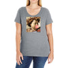 michelangelo the prophet isaiah bubble gum Ladies Curvy T-Shirt