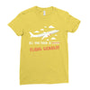 all you need is flight ticket Ladies Fitted T-Shirt