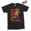 I Wear Peach For Uterine Cancer Awareness Exclusive T-shirt
