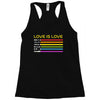 lightsaber rainbow Racerback Tank