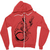 hellboy Zipper Hoodie