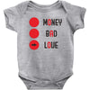 money bad love Baby Bodysuit