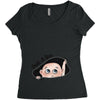 Peek a Boo Women's Triblend Scoop T-shirt