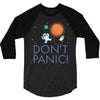 spacex don't panic in space 3/4 Sleeve Shirt