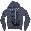 michelangelo quote Zipper Hoodie