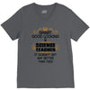 smart good looking science teacher profession V-Neck Tee