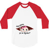 disculpame ya es agosto white girl black print 3/4 Sleeve Shirt