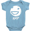 white nmp Baby Bodysuit