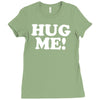 hug me funny Ladies Fitted T-Shirt