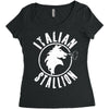 italian stallion 2 Women's Triblend Scoop T-shirt