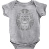 lion face lines Baby Onesie