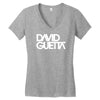 david guetta logo Women's V-Neck T-Shirt