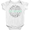 go vegan 3 Baby Bodysuit