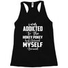 i was addicted to the hokey pokey Racerback Tank