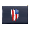 sa distress flag cool american Accessory Pouches