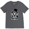 steampunk panda V-Neck Tee