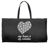 my boxer is my valentine Weekender Totes